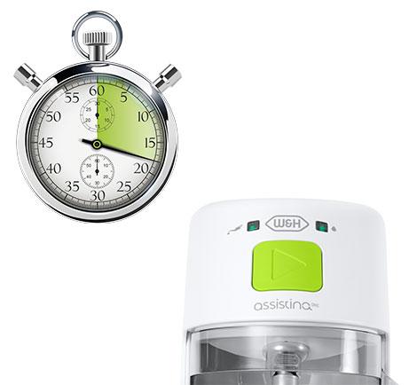 Teljes ápolási ciklus mindössze 18 másodperc alatt