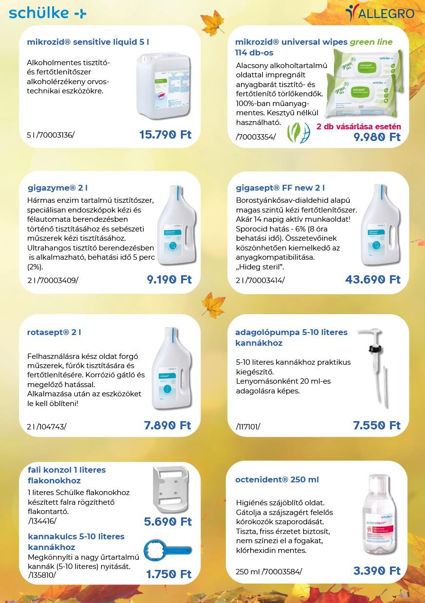 ŐSZI AKCIÓ FOGÁSZATOK SZÁMÁRA