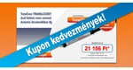 Kupon kedvezmények!