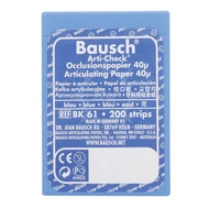Bausch artikulációs papír kék 40