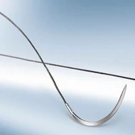 Silkam fekete 3/0 (2) 45cm DS19 Bbraun sebészeti varrófonal