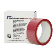 Artikulációs papír Hanel 40 mikronos tekercs, piros 22mm*15