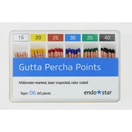 Endostar Guttapercha taper 06