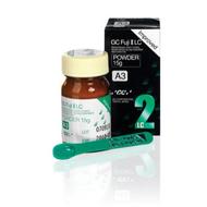 GC Fuji II, LC Improved üvegionomer tömőcement 15g por, választható színben