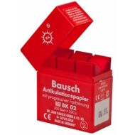 Bausch artikulációs papír piros 200