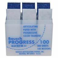 Bausch artikulációs papír kék 100