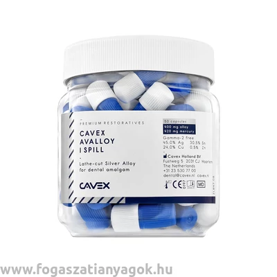 Cavex Avalloy 50kapsz I.adagos amalgám