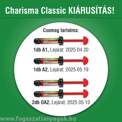 Charisma classic KIÁRUSÍTÁS!  1csomag erejéig! 4*4g