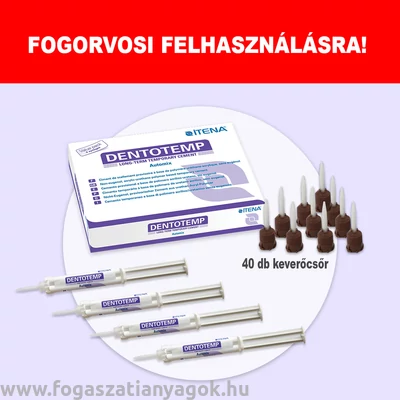 DentoTemp hosszan tartó ideiglenes cement 4x5 ml