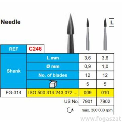 Stoddard Needle C246/FG/0,9 5db