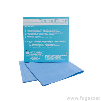 FlexiDam latexmentes kofferdam gumi 6*6 cm kék 30db