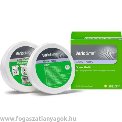 VARIOTIME Easy putty A-szilikon alaplenyomat 2*300ml Kulzer