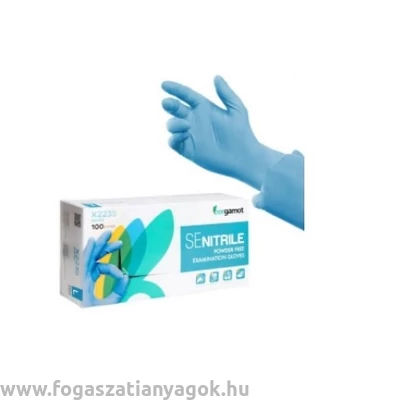 Bergamot NITRIL kesztyű 100db/ doboz M méretben