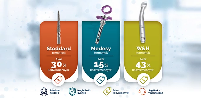 3 gyártó. 3 megbízható megoldás a mindennapi fogászati munkához.