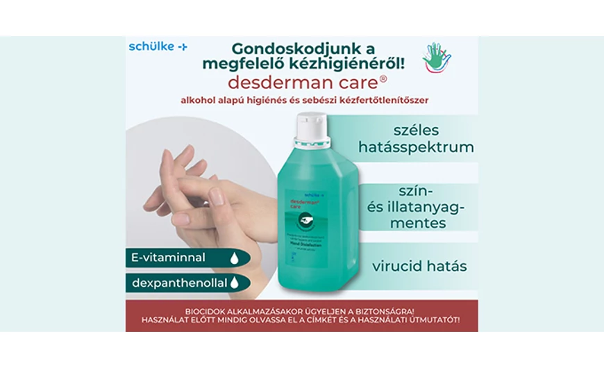 Az optimális kézhigiéne megvéd a láthatatlan kockázatokkal szemben