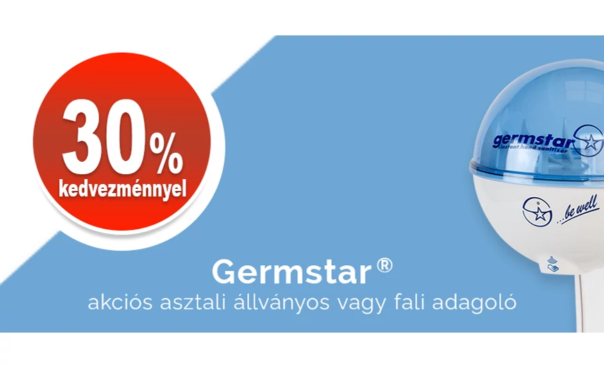 Higiénia most kedvezményesen – Germstar® akció!