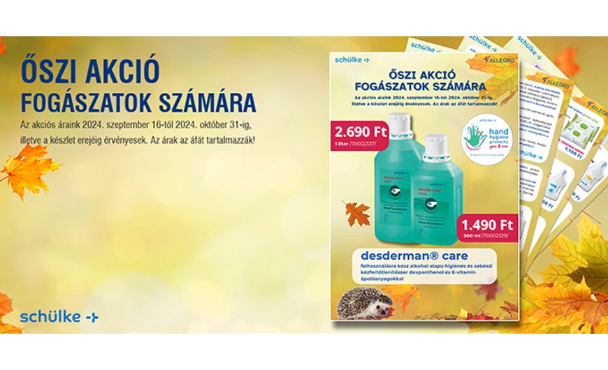 ŐSZI AKCIÓ FOGÁSZATOK SZÁMÁRA