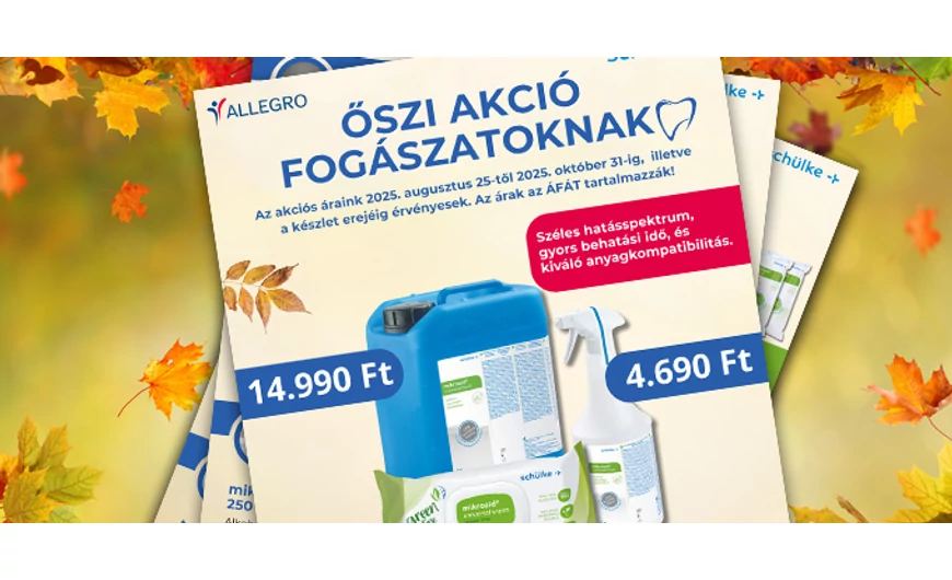 ŐSZI AKCIÓ FOGÁSZATOKNAK