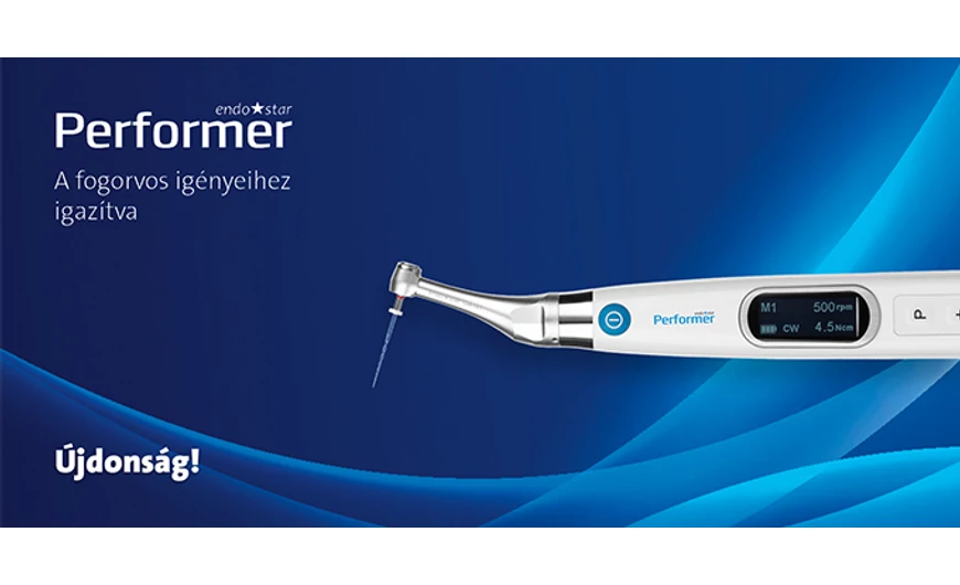 Endostar Performer – Endodonciai mikromotor beépített apex lokátorral