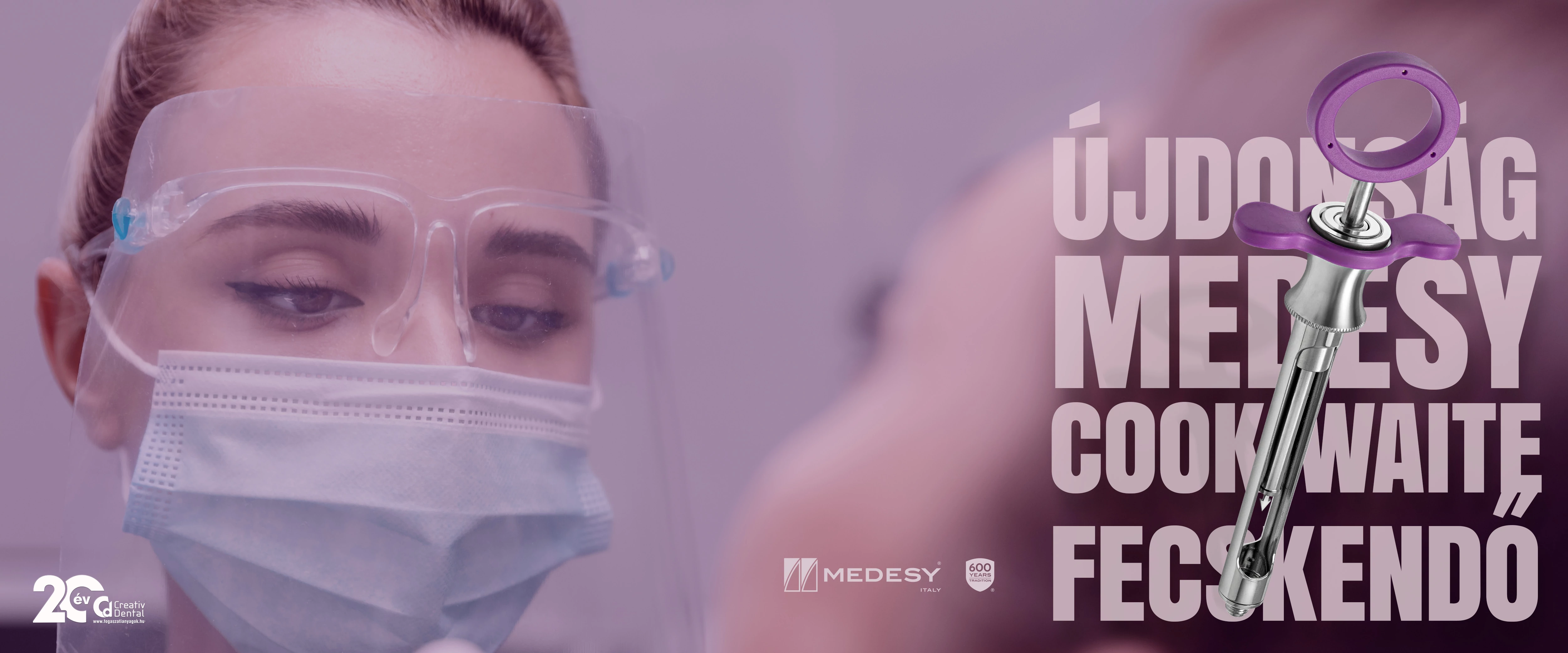 ÚJ MEDESY fecskendő szilikon bevonattal