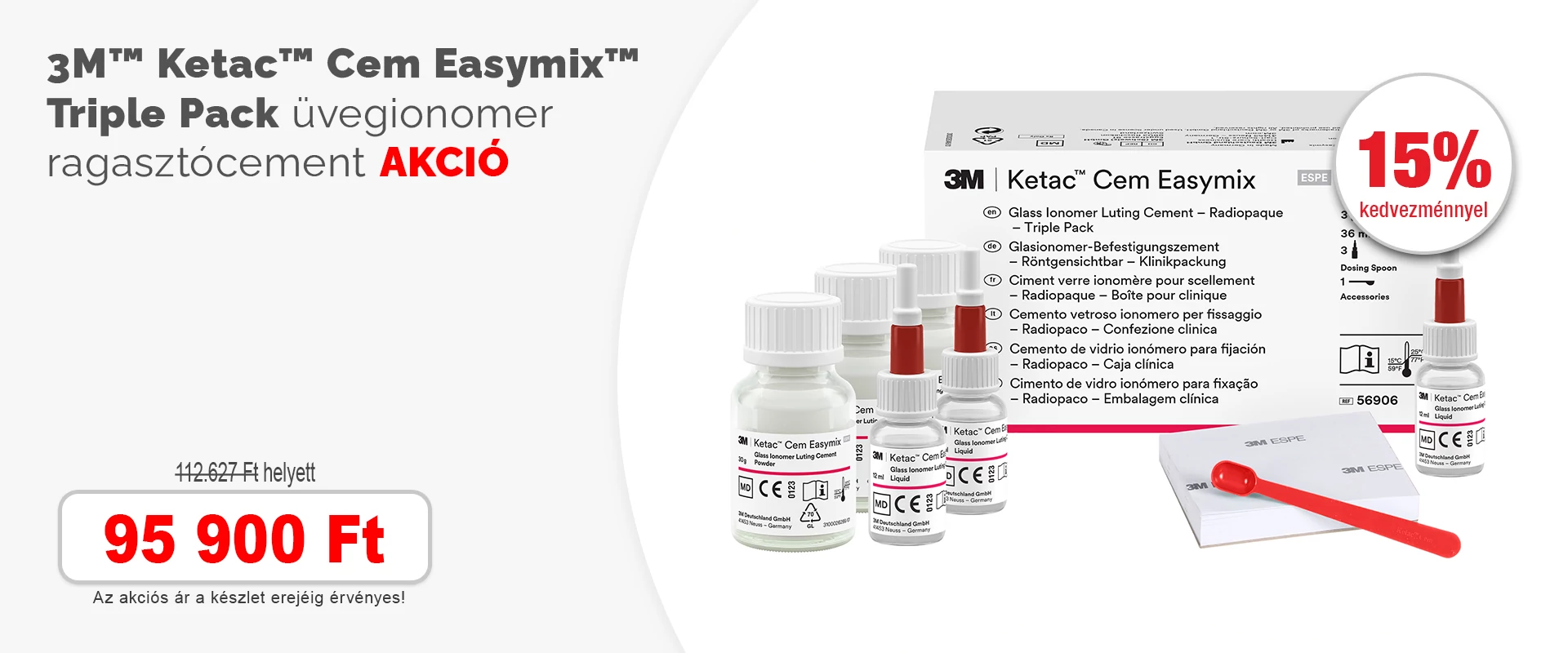 3M™ Ketac™ Cem Easymix Akció